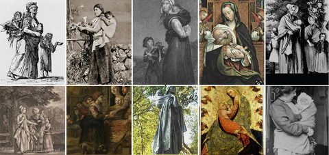 storia del babywearing